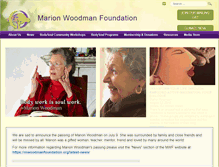 Tablet Screenshot of mwoodmanfoundation.org